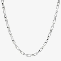 Limited Quantities! Womens Sterling Silver Inch Box Chain Necklace