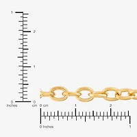 Limited Quantities! Mens 18K Gold Over Silver 7.5 Inch Solid Cable Chain Bracelet