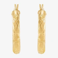 Limited Quantities! Womens 10K Gold 20mm Hoop Earrings