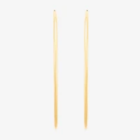 Limited Quantities! Womens 10K Gold 70mm Hoop Earrings