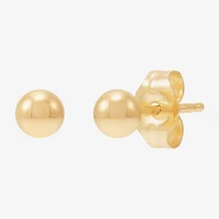 Limited Quantities! 14K Gold 4mm Ball Stud Earrings