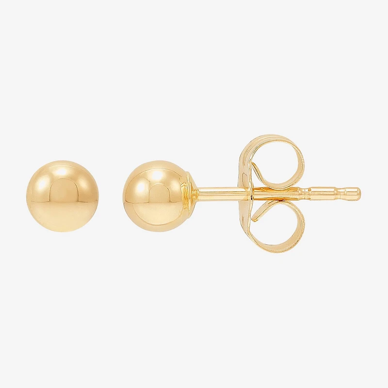 Limited Quantities! 14K Gold 4mm Ball Stud Earrings