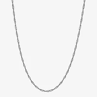 Limited Quantities! Womens 14K Gold 16 Inch Singapore Chain Necklace