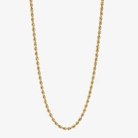 Limited Quantities! Womens 14K Gold 18 Inch Rope Chain Necklace