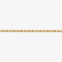 Limited Quantities! Womens 14K Gold 18 Inch Rope Chain Necklace