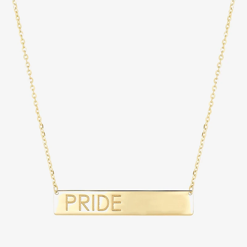 Limited Quantities! Womens 10K Gold 20 Inch Pendant Necklace