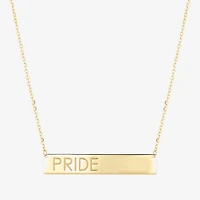 Limited Quantities! Womens 10K Gold 20 Inch Pendant Necklace