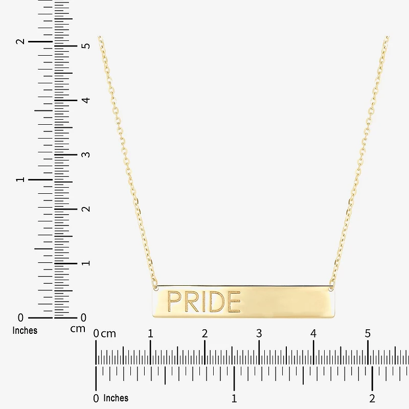 Limited Quantities! Womens 10K Gold 20 Inch Pendant Necklace
