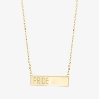 Limited Quantities! Womens 10K Gold 20 Inch Pendant Necklace