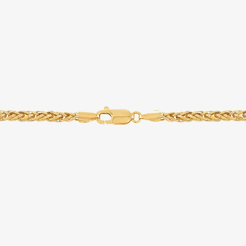 Limited Quantities! Womens 10K Gold 22 Inch Spiga Chain Necklace