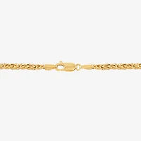 Limited Quantities! Womens 10K Gold 22 Inch Spiga Chain Necklace