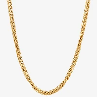 Limited Quantities! Womens 10K Gold 22 Inch Spiga Chain Necklace
