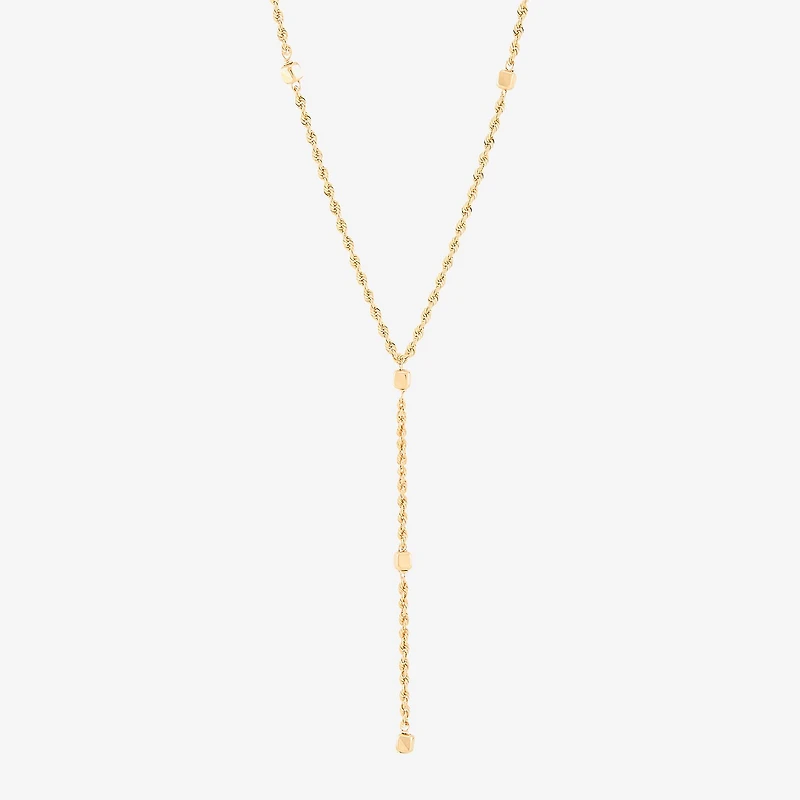 Limited Quantities! Womens 10K Gold 18 Inch Y Necklace