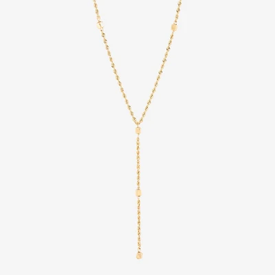Limited Quantities! Womens 10K Gold 18 Inch Y Necklace