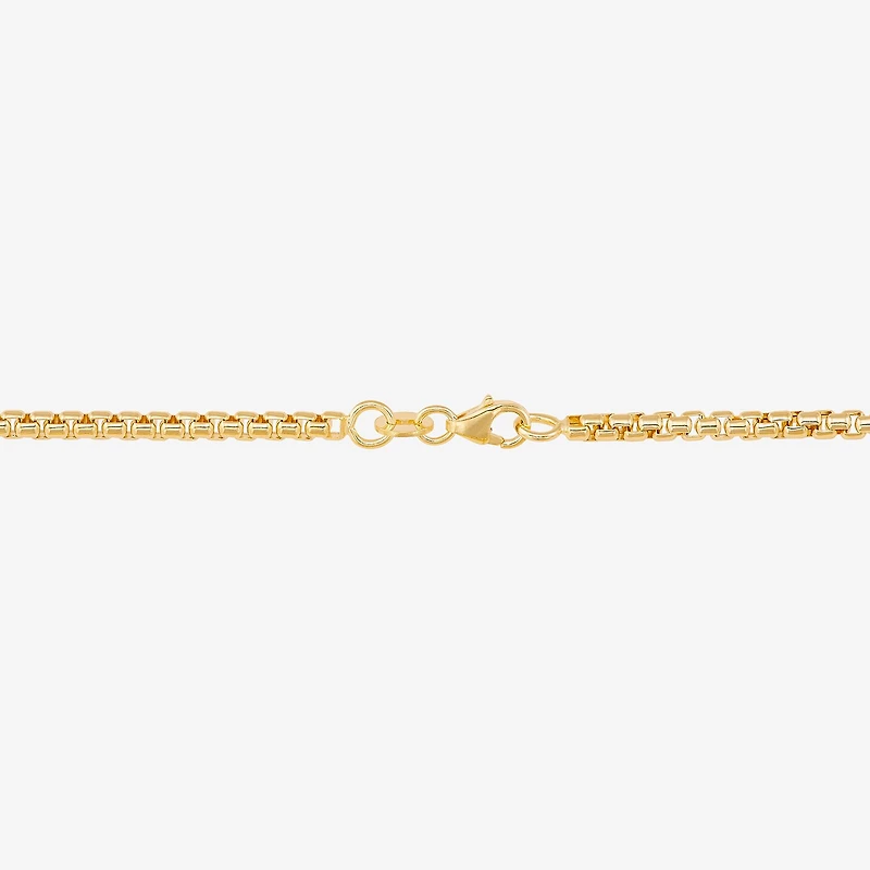 Limited Quantities! Womens 10K Gold 22 Inch Box Chain Necklace