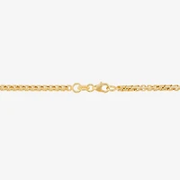 Limited Quantities! Womens 10K Gold 22 Inch Box Chain Necklace