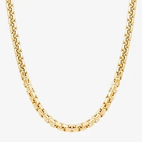 Limited Quantities! Womens 10K Gold 22 Inch Box Chain Necklace