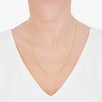 Limited Quantities! Womens 10K Gold 22 Inch Box Chain Necklace
