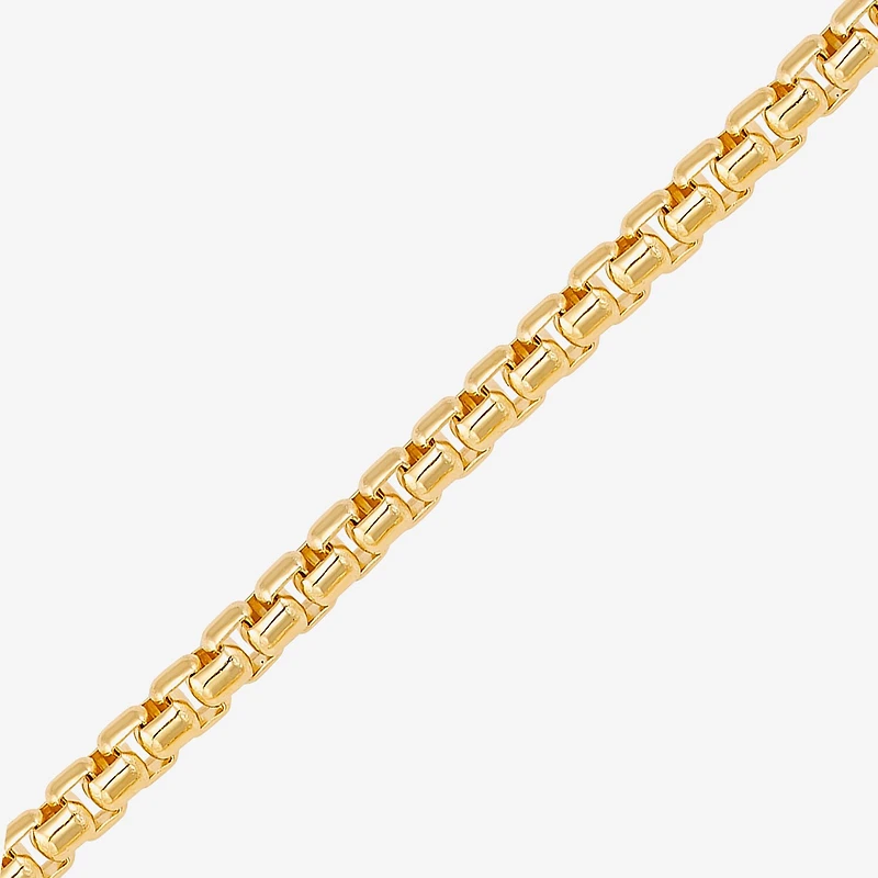 Limited Quantities! Womens 10K Gold 22 Inch Box Chain Necklace