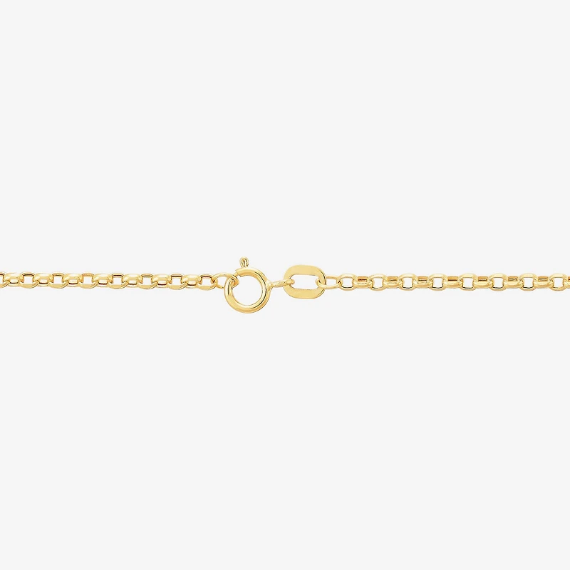 Limited Quantities! Womens 10K Gold 18 Inch Rolo Chain Necklace