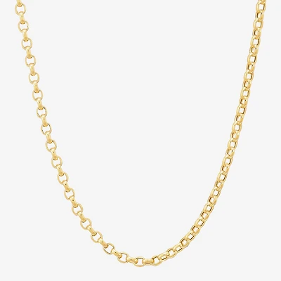 Limited Quantities! Womens 10K Gold 18 Inch Rolo Chain Necklace