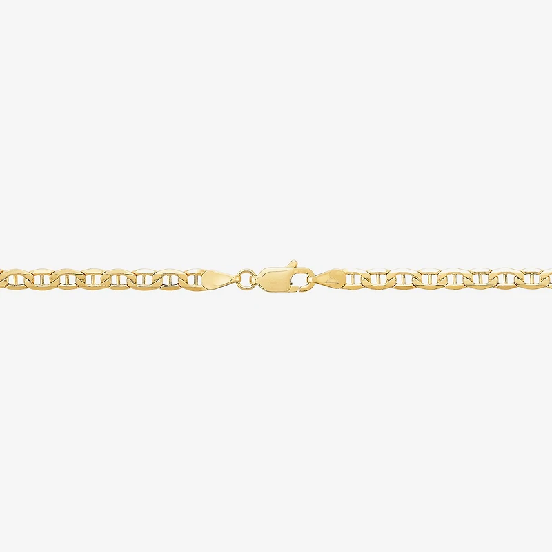 Limited Quantities! Womens 10K Gold 22 Inch Mariner Chain Necklace