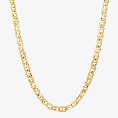Limited Quantities! Womens 10K Gold 22 Inch Mariner Chain Necklace