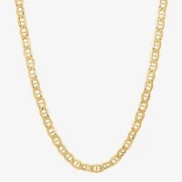 Limited Quantities! Womens 10K Gold 22 Inch Mariner Chain Necklace