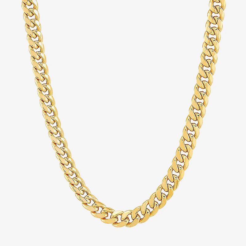 Limited Quantities! Mens 10K Gold 18 Inch Cuban Chain Necklace