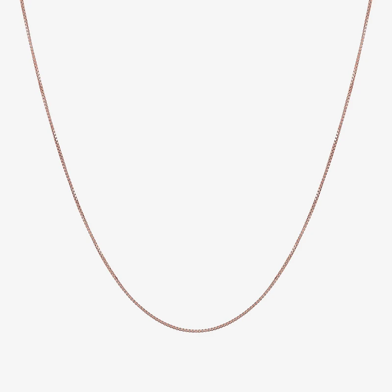 Limited Quantities! Womens 14K Gold 18 Inch Box Chain Necklace