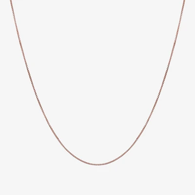 Limited Quantities! Womens 14K Gold 18 Inch Box Chain Necklace