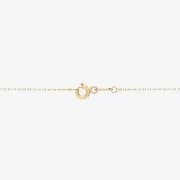 Limited Quantities! Womens 10K Gold Evil Eye 18 Inch Pendant Necklace