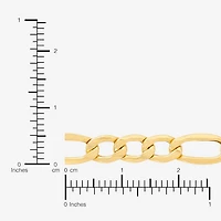 Limited Quantities! Womens 10K Gold 8 1/2 Inch Hollow Figaro Chain Bracelet