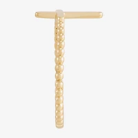 Limited Quantities! Womens 10K Gold Cross Cocktail Ring
