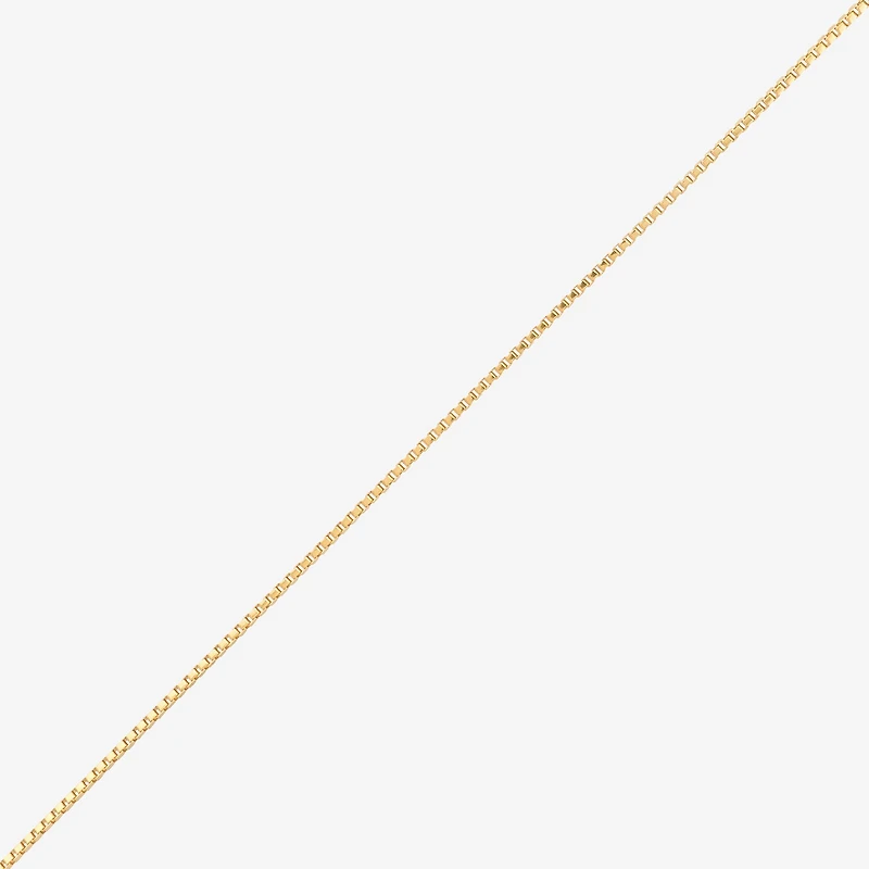 Limited Quantities! Womens 10K Gold 18 Inch Box Chain Necklace