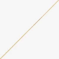 Limited Quantities! Womens 10K Gold 18 Inch Box Chain Necklace