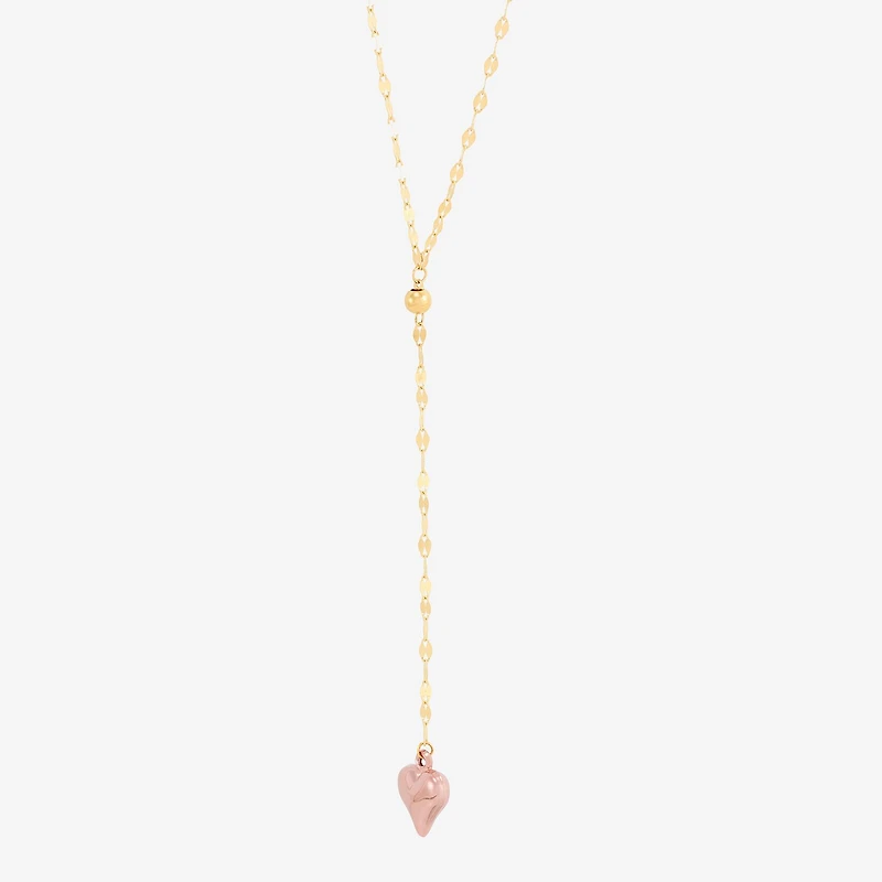 Limited Quantities! Womens 14K Two Tone Gold 18 Inch Y Necklace