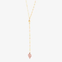 Limited Quantities! Womens 14K Two Tone Gold 18 Inch Y Necklace