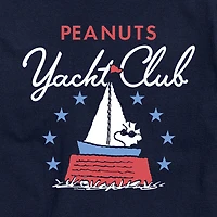 Novelty Mens Crew Neck Short Sleeve Regular Fit Peanuts Big and Tall Graphic T-Shirt