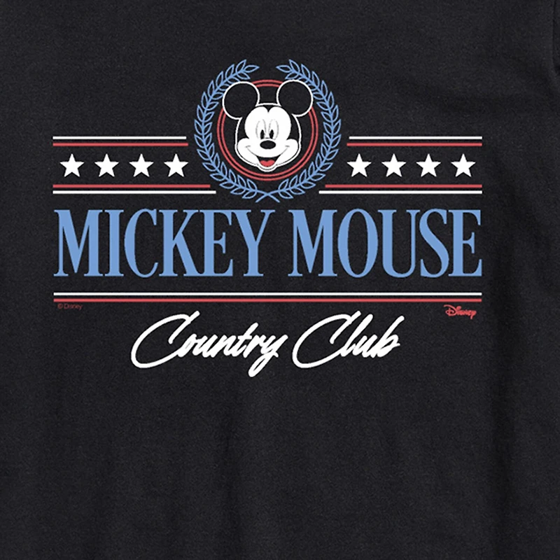 Novelty Mens Crew Neck Short Sleeve Regular Fit Mickey Mouse Big and Tall Graphic T-Shirt
