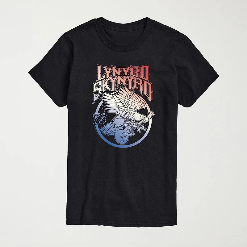 Novelty Mens Crew Neck Short Sleeve Regular Fit Big and Tall Graphic T-Shirt