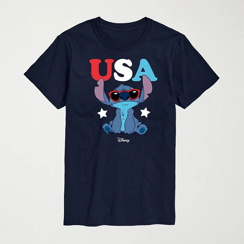 Novelty Mens Crew Neck Short Sleeve Regular Fit Big and Tall Graphic T-Shirt