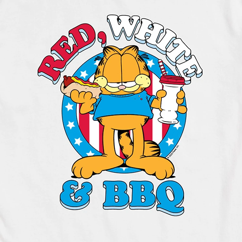 Novelty Mens Crew Neck Short Sleeve Regular Fit Garfield Big and Tall Graphic T-Shirt