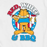 Novelty Mens Crew Neck Short Sleeve Regular Fit Garfield Big and Tall Graphic T-Shirt