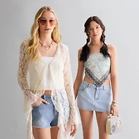 Forever 21 Womens 2 1/4" Juniors Denim Short