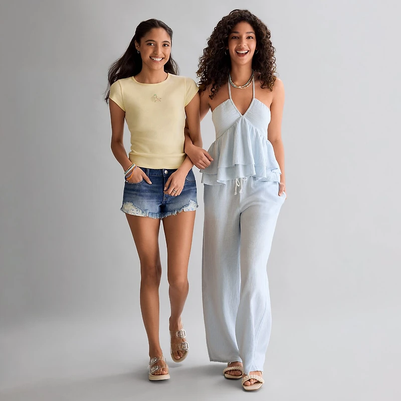 AEROPOSTALE Womens Juniors Denim Short