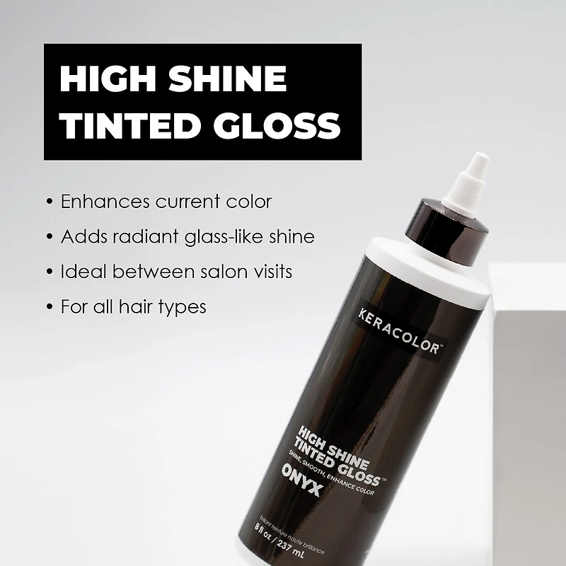 Keracolor High Shine Tinted Gloss - Onyx