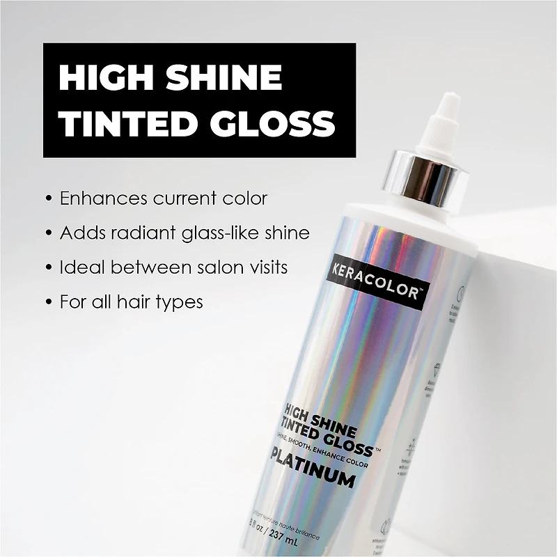 Keracolor High Shine Tinted Gloss - Platinum