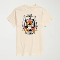 Novelty Mens Crew Neck Short Sleeve Regular Fit Graphic T-Shirt