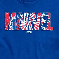Novelty Mens Crew Neck Short Sleeve Regular Fit Marvel Graphic T-Shirt
